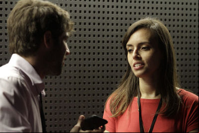 TVE realiza reportagem sobre palestra de Samir Araújo, representante da Amazon TVE realiza reportagem sobre palestra de Samir Araújo, representante da Amazon