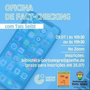 Oficina de fact-checking acontece na próxima semana Oficina de fact-checking acontece na próxima semana