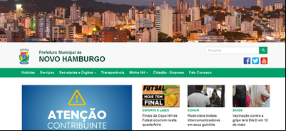 Prefeitura de Novo Hamburgo lança portal com conteúdos responsivos Prefeitura de Novo Hamburgo lança portal com conteúdos responsivos