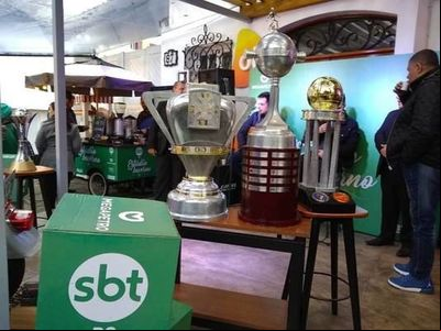 Estúdio de Inverno do SBT recebe representantes da dupla Grenal