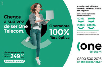 One Telecom tem campanha realizada pela Agência Gampi, de Novo Hamburgo One Telecom tem campanha realizada pela Agência Gampi, de Novo Hamburgo