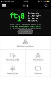 Aplicativo com a programação do evento é destaque do FT18 Aplicativo com a programação do evento é destaque do FT18
