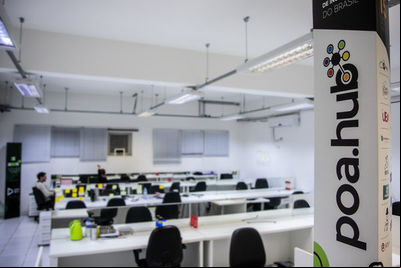 Página do poa.hub reúne vagas em startups Página do poa.hub reúne vagas em startups