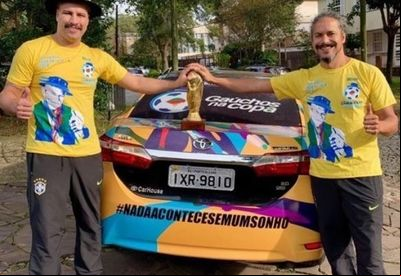Gaúcho da Copa é homenageado em campanha da Brahma Gaúcho da Copa é homenageado em campanha da Brahma