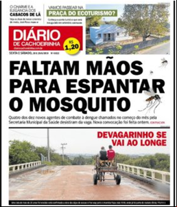 Diário de Cachoeirinha deixa de circular na forma impressa Diário de Cachoeirinha deixa de circular na forma impressa