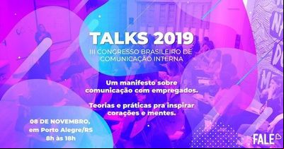 Talks 2019 quer aproximar profissionais e compartilhar conteúdos Talks 2019 quer aproximar profissionais e compartilhar conteúdos