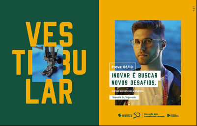 Feevale tem novo posicionamento: Inovação para transformar o mundo Feevale tem novo posicionamento: Inovação para transformar o mundo