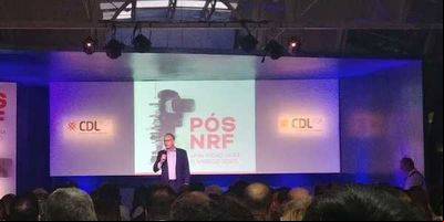 Presidente da CDL-POA abre Pós-NRF enaltecendo a casa cheia Presidente da CDL-POA abre Pós-NRF enaltecendo a casa cheia