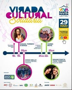 Diário de Santa Maria promove 24h de shows culturais Diário de Santa Maria promove 24h de shows culturais