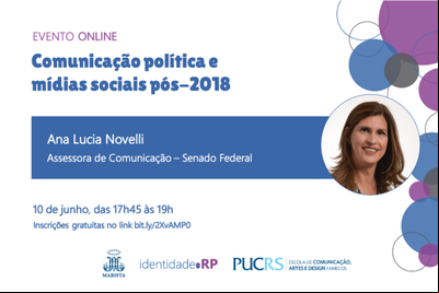 Encontro online da PUC discutirá comunicação política e mídias sociais Encontro online da PUC discutirá comunicação política e mídias sociais