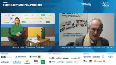 Presidente do Sistema Ocergs expôs radiografia do cooperativismo no RS no Tá na Mesa Presidente do Sistema Ocergs expôs radiografia do cooperativismo no RS no Tá na Mesa