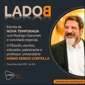 Mário Sergio Cortella é entrevistado em estreia de nova temporada do 'Lado B', da Rádio União Mário Sergio Cortella é entrevistado em estreia de nova temporada do 'Lado B', da Rádio União