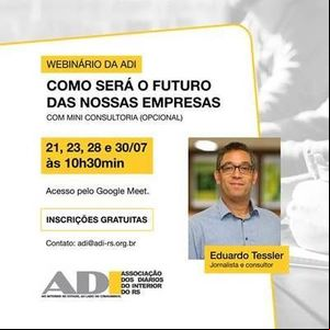 Webinário da ADI analisa o futuro das empresas jornalísticas Webinário da ADI analisa o futuro das empresas jornalísticas