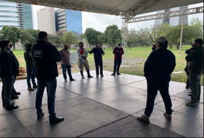 Acampamento Farroupilha Virtual de Porto Alegre começa a ser montado