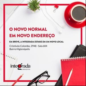 Integrada anuncia mudança de sede e nova metodologia de trabalho Integrada anuncia mudança de sede e nova metodologia de trabalho
