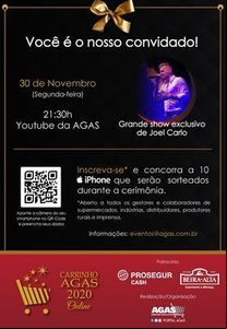 Carrinho Agas 2020 será transmitido pelo YouTube Carrinho Agas 2020 será transmitido pelo YouTube