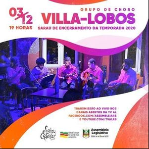 'Sarau do Solar' encerra com apresentação da Orquestra Villa-Lobos 'Sarau do Solar' encerra com apresentação da Orquestra Villa-Lobos