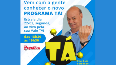 'Programa Tá' estreia novo formato na próxima segunda-feira 'Programa Tá' estreia novo formato na próxima segunda-feira