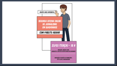 Revista Arco, da UFSM, realiza oficina de Jornalismo em quadrinhos Revista Arco, da UFSM, realiza oficina de Jornalismo em quadrinhos