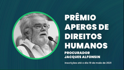 Apergs lança premiação de Direitos Humanos Apergs lança premiação de Direitos Humanos