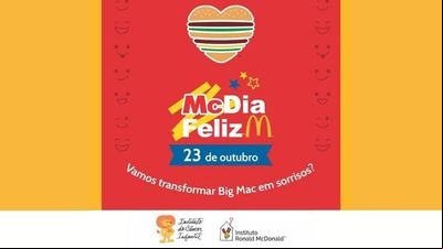 Instituto do Câncer Infantil participa do McDia Feliz 2021 Instituto do Câncer Infantil participa do McDia Feliz 2021