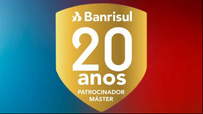 Selo destaca 20 anos de patrocínio do Banrisul à Dupla Gre-Nal Selo destaca 20 anos de patrocínio do Banrisul à Dupla Gre-Nal