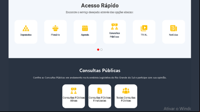 Novo design e mais interatividade: está no ar o site do Legislativo do RS Novo design e mais interatividade: está no ar o site do Legislativo do RS