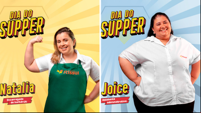Rissul transforma colaboradores em heróis no Dia do Supermercado Rissul transforma colaboradores em heróis no Dia do Supermercado