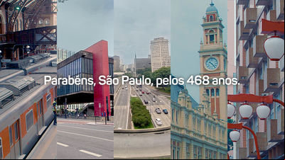 Em campanha produzida pela Gampi, Dufrio homenageia aniversário de São Paulo Em campanha produzida pela Gampi, Dufrio homenageia aniversário de São Paulo