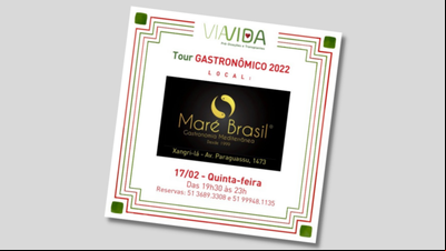 'Tour Gastronômico ViaVida' tem data marcada para o Litoral Gaúcho 'Tour Gastronômico ViaVida' tem data marcada para o Litoral Gaúcho
