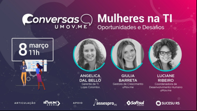 'Conversas uMov.me' debate oportunidades às mulheres no setor da Tecnologia 'Conversas uMov.me' debate oportunidades às mulheres no setor da Tecnologia
