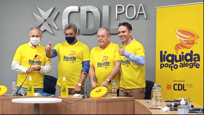 Em evento aberto à imprensa, CDL anuncia início do Liquida Porto Alegre Em evento aberto à imprensa, CDL anuncia início do Liquida Porto Alegre