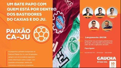 Novo podcast do Pioneiro traz momentos marcantes do futebol de Caxias do Sul Novo podcast do Pioneiro traz momentos marcantes do futebol de Caxias do Sul