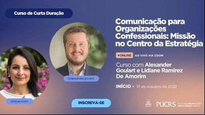 Comunicação para organizações geridas por grupos religiosos é o novo curso da PUCRS Comunicação para organizações geridas por grupos religiosos é o novo curso da PUCRS