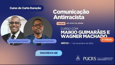 PUCRS oferece segunda edição do curso de 'Comunicação Antirracista' PUCRS oferece segunda edição do curso de 'Comunicação Antirracista'