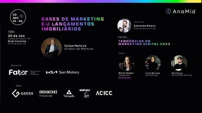 AnaMid-RS realiza evento sobre cases de Marketing em lançamentos imobiliários