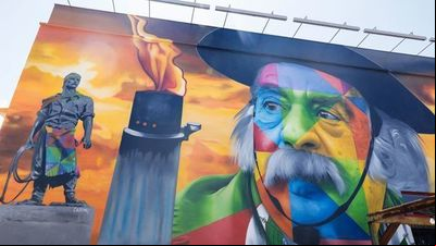Porto Alegre ganha mural de Eduardo Kobra em homenagem a Paixão Côrtes Porto Alegre ganha mural de Eduardo Kobra em homenagem a Paixão Côrtes