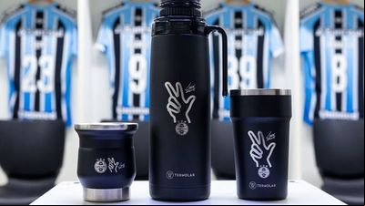 Gampi assina lançamento de produtos do jogador Luis Suárez para Grêmio e Termolar Gampi assina lançamento de produtos do jogador Luis Suárez para Grêmio e Termolar