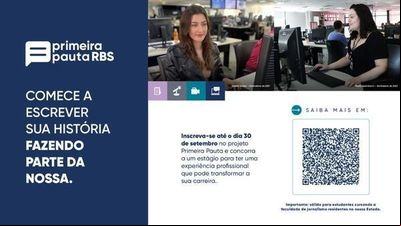 'Primeira Pauta RBS' está com inscrições abertas 'Primeira Pauta RBS' está com inscrições abertas