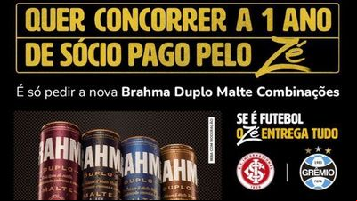 Zé Delivery premia torcedores da dupla Gre-Nal com um ano de plano de sócio-torcedor Zé Delivery premia torcedores da dupla Gre-Nal com um ano de plano de sócio-torcedor