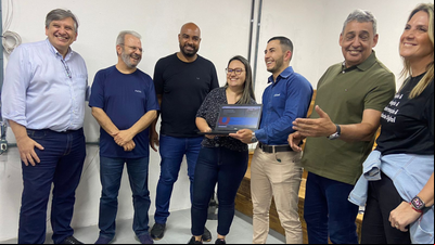 Projeto do Pacto Alegre recebe doação de computadores do Sicredi Projeto do Pacto Alegre recebe doação de computadores do Sicredi