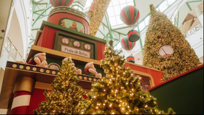 Praia de Belas Shopping abre temporada de natal Praia de Belas Shopping abre temporada de natal