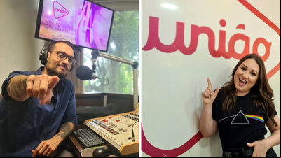 Daniel Machline e Larissa Brito estreiam na Rede União FM Daniel Machline e Larissa Brito estreiam na Rede União FM