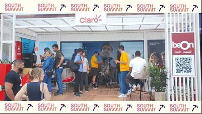 Estande da Claro no South Summit Brazil busca atingir startups e público em geral Estande da Claro no South Summit Brazil busca atingir startups e público em geral