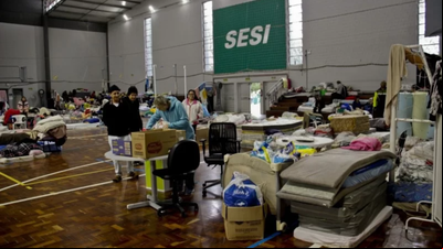 Sesi-RS mantém abrigos ativos em 11 cidades para vítimas de enchentes Sesi-RS mantém abrigos ativos em 11 cidades para vítimas de enchentes