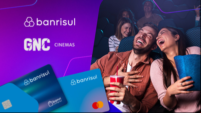 Banrisul renova parceria Rede GNC Cinemas Banrisul renova parceria Rede GNC Cinemas
