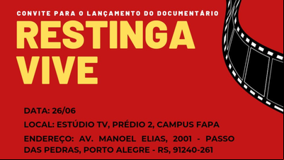 Alunos de Jornalismo da Uniritter lançam documentário 'Restinga Vive' Alunos de Jornalismo da Uniritter lançam documentário 'Restinga Vive'