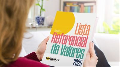 Atualização na Lista Referencial de Valores é divulgada pelo Sinapro-RS Atualização na Lista Referencial de Valores é divulgada pelo Sinapro-RS