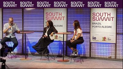 Caroline Torma e Renata Altenfelder debatem 'Entretenimento e Sustentabilidade' no South Summit Caroline Torma e Renata Altenfelder debatem 'Entretenimento e Sustentabilidade' no South Summit