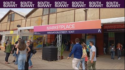 Tradicional Marketplace, do South Summit Brazil, é o lugar mais movimentado do evento  